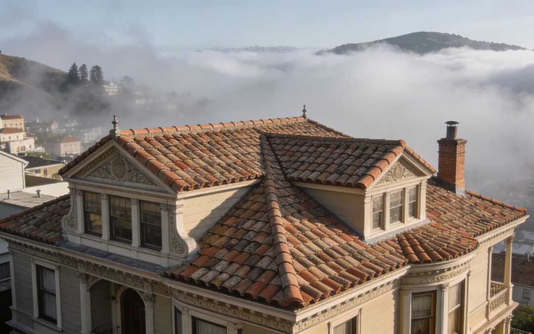 Foggy San Francisco Roof